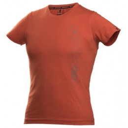 T-shirt damski Husqvarna pomarańczowy