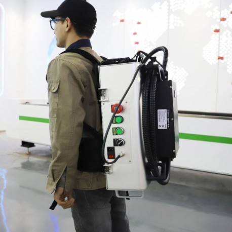 Laser pulsacyjny IGCL-MOPA-300W-backpack (plecakowa) z głowicą dwuosiową rok produkcji 2025 s/n