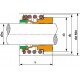 Uszczelnienie mechaniczne 45mm TOM-MG12/G60 SIC/SIC/FKM/316