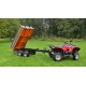 Przyczepa wywrotka FT-1600 OFFROAD standard ForeSteel pomarańczowa zaczep kulowy