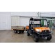 Przyczepa wywrotka FT-1600 OFFROAD standard ForeSteel pomarańczowa zaczep kulowy