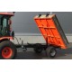 Przyczepa wywrotka FT-600 ForeSteel  z elektrohydrauliczną wywrotką , zaczep kulowy