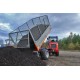 Przyczepa wywrotka FT-600 ForeSteel  z elektrohydrauliczną wywrotką , zaczep kulowy