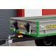 Przyczepa wywrotka FT-600 Standard ForeSteel zielona zaczep kulowy