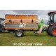 Przyczepa FT-2200 PROvac do liści z odkurzaczem ForeSteel FT2200T3-PROvac 18KM rozruch elektryczny, zaczep oczkowy