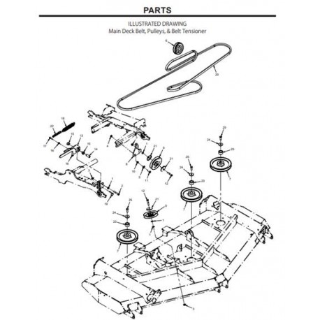 Pasek B180 CUSTOM Ventrac VEA-81.5001 (MU720) nr 20